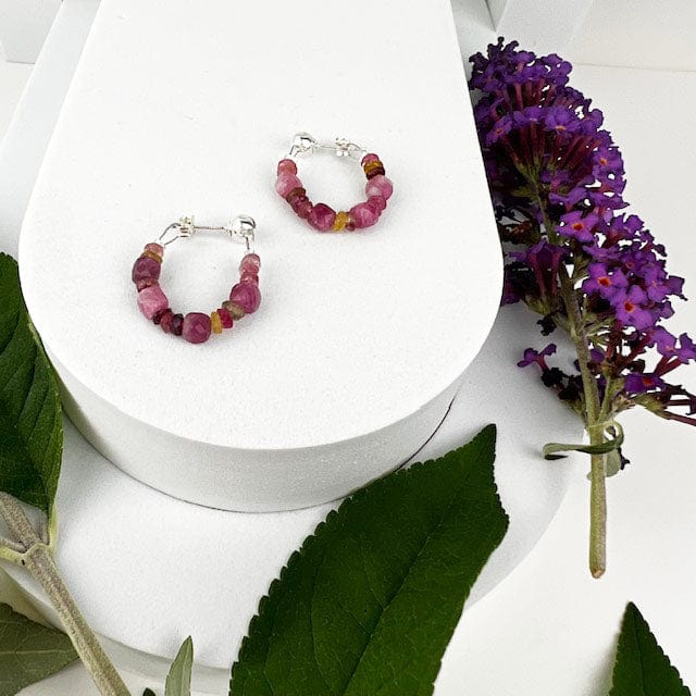 Tourmaline Hoops - Mettle by Abby