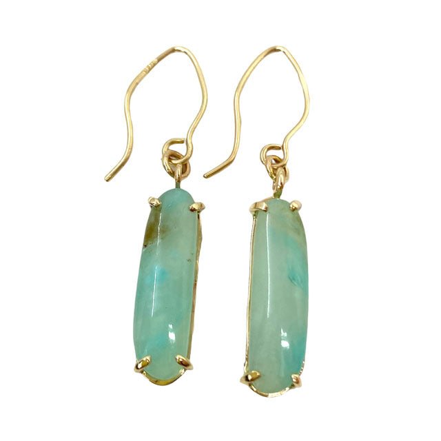 14k Peruvian Opal Earrings - Mettle by Abby