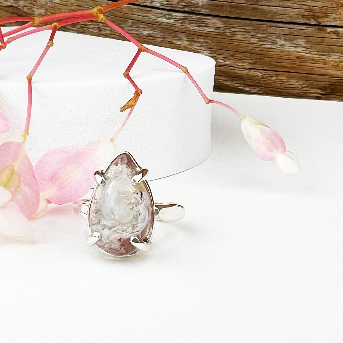 Boulder Opal Drop Ring - Mettle by Abby