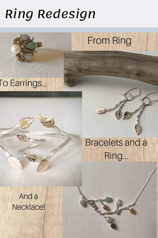 Earring Redesign // From Ring to Earrings - Mettle by Abby