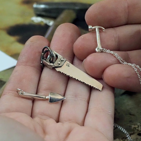 The Tool Collection: Miniature Masterpieces in Sterling Silver - Mettle by Abby