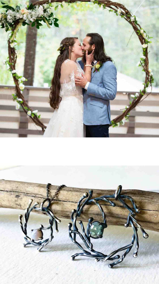 Wedding Wreath and Necklace - Mettle by Abby