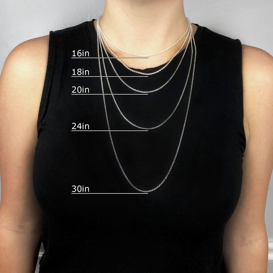 What Length Chain Do I Need? // Men's and Women's Guide to Chain Length - Mettle by Abby