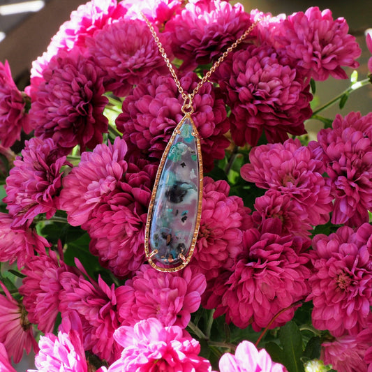 14k Confetti Necklace - Mettle by Abby