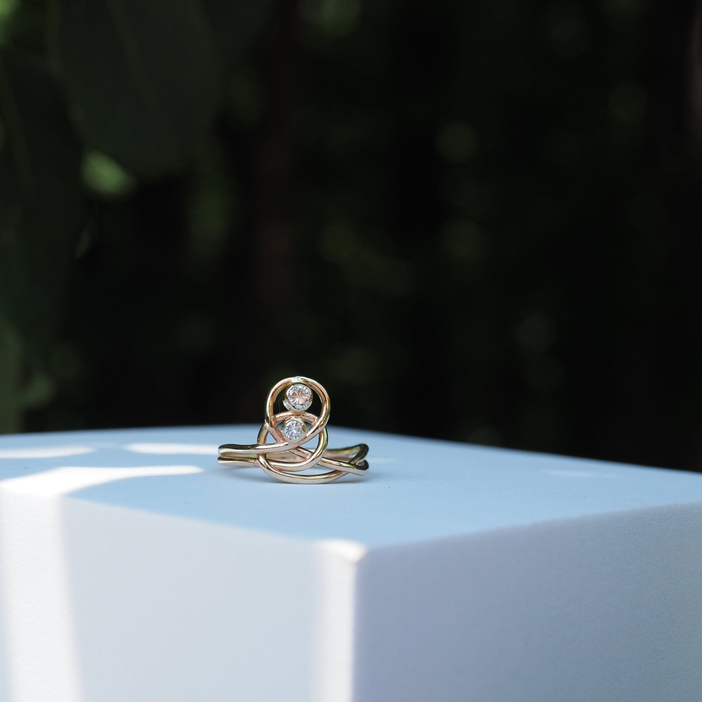 14k Diamond Flow Ring - Mettle by Abby