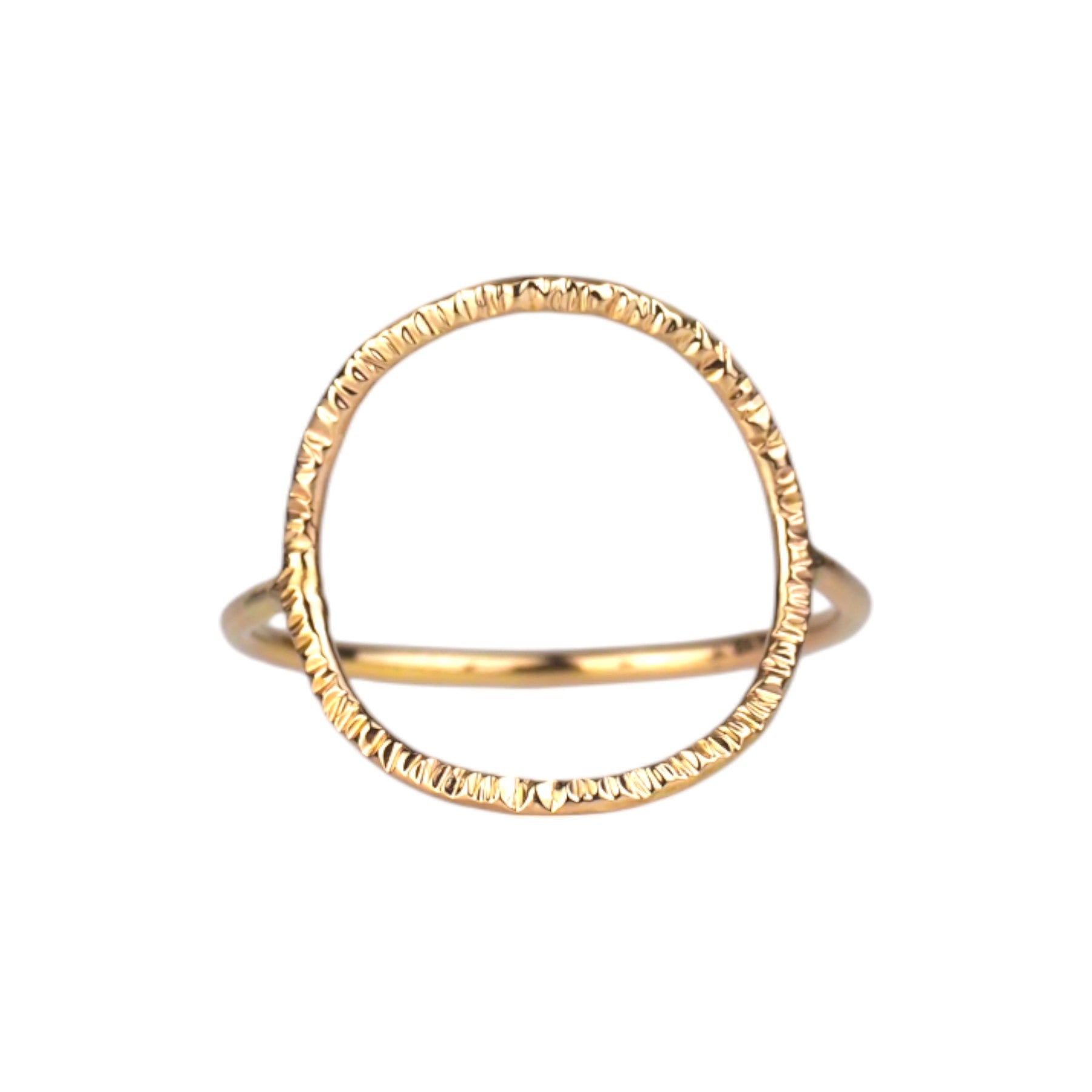 14k Gold Halo Ring - Mettle by Abby