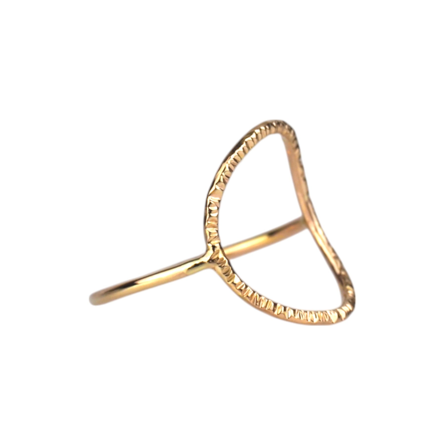14k Gold Halo Ring - Mettle by Abby