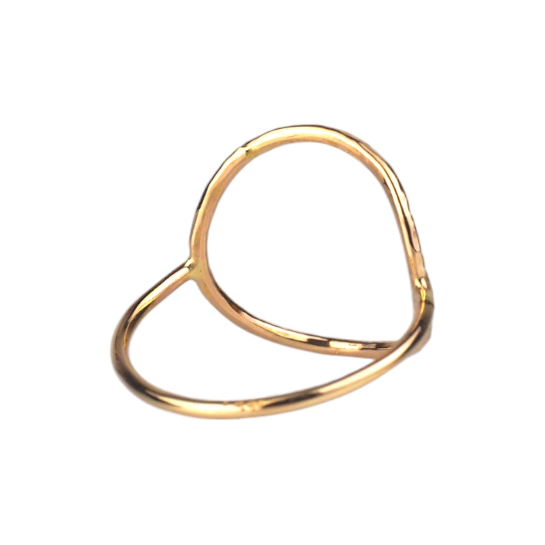 14k Gold Halo Ring - Mettle by Abby