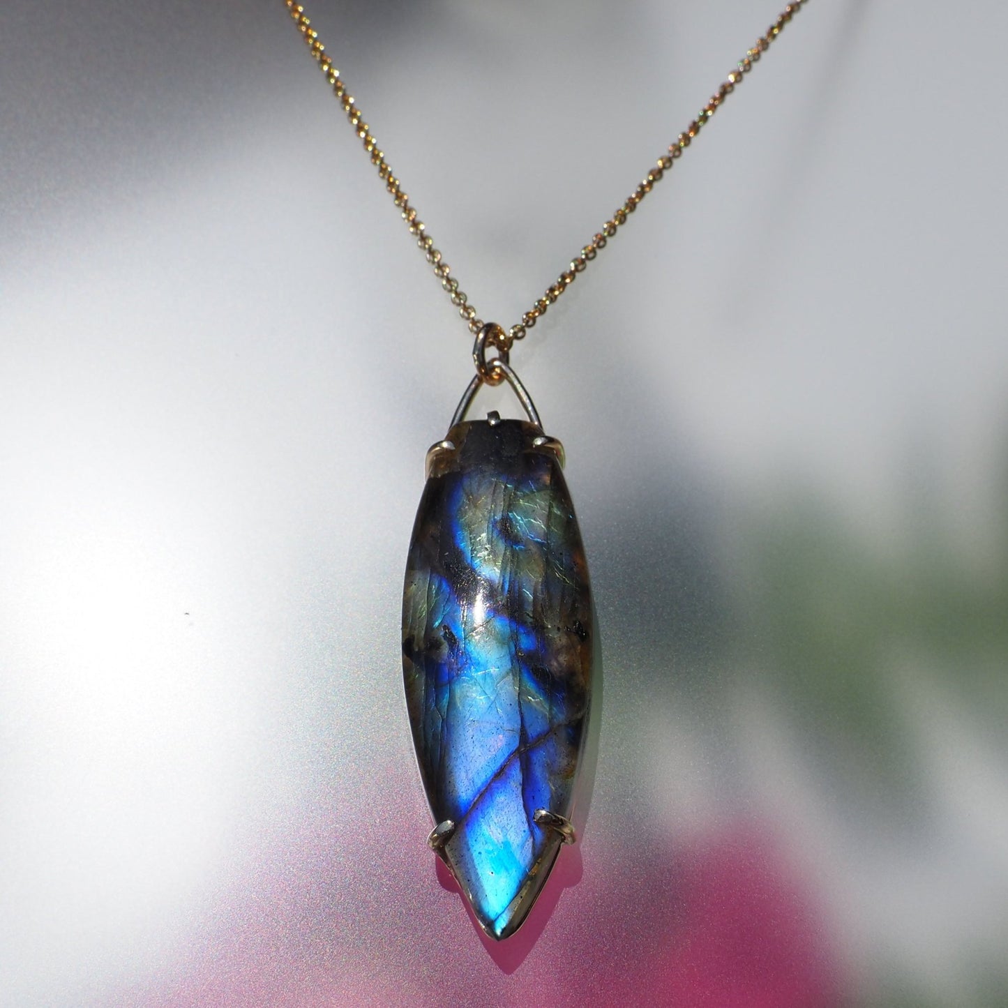 14k Labradorite Dream Necklace - Mettle by Abby