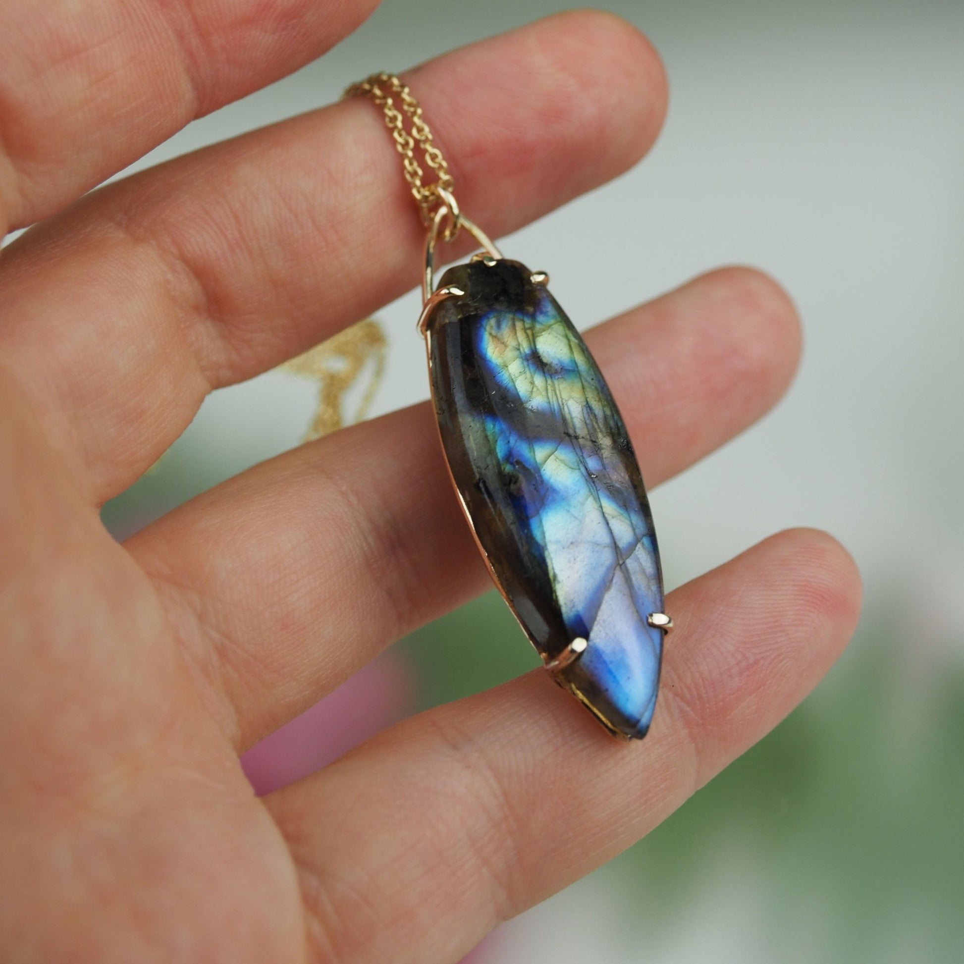 14k Labradorite Dream Necklace - Mettle by Abby