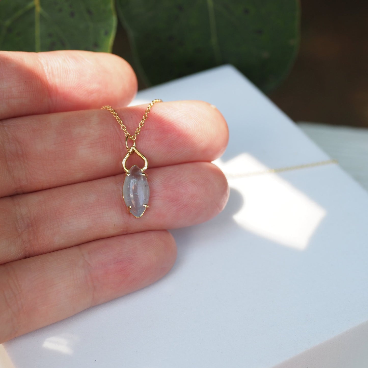 14k Marquis Aquamarine - Mettle by Abby