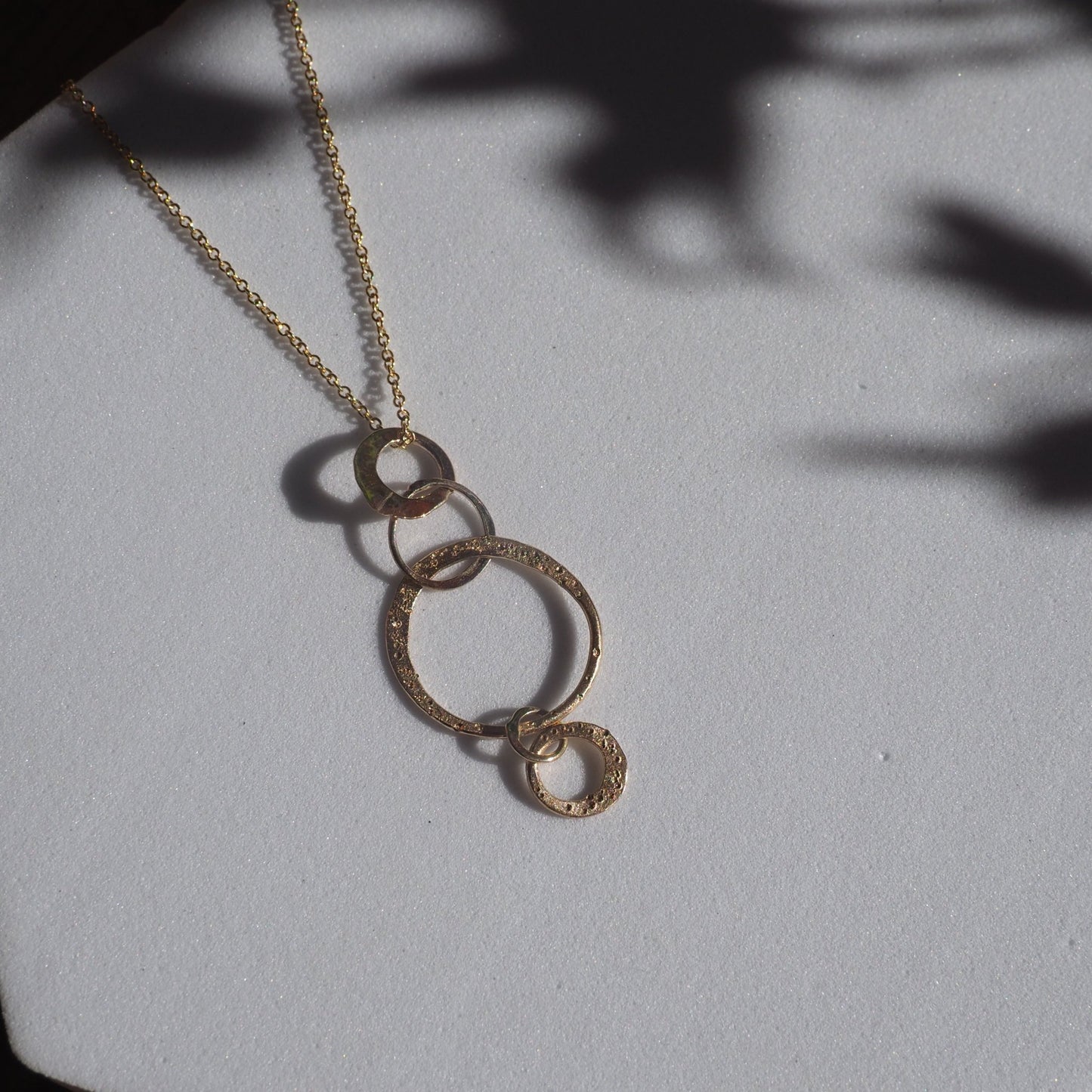 14k Star Dust Orbit Necklace - Mettle by Abby