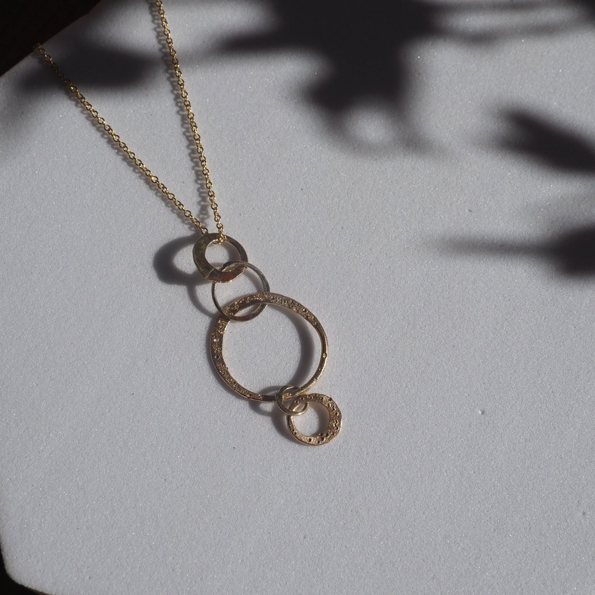 14k Star Dust Orbit Necklace - Mettle by Abby