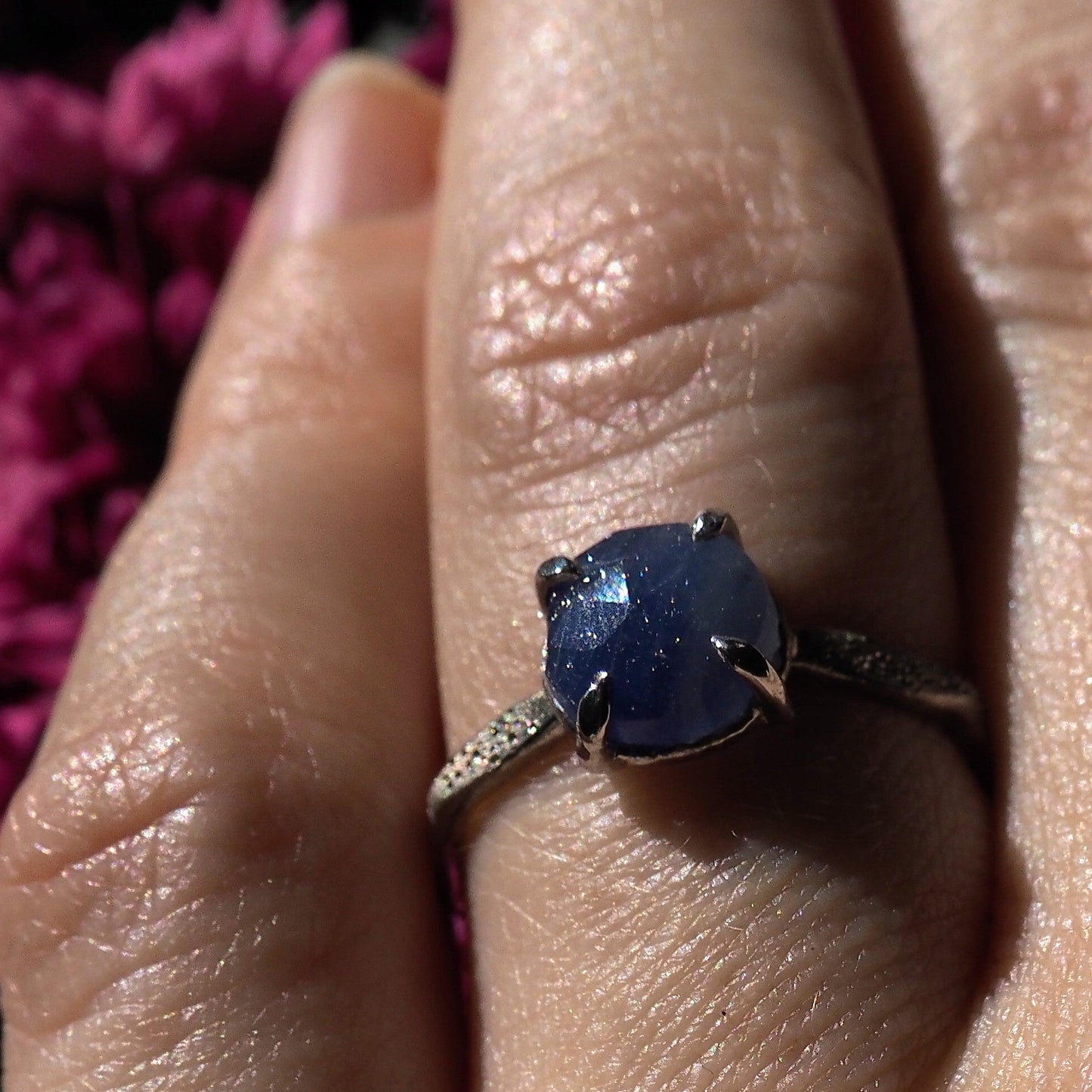 14k Star Dust Sapphire Ring - Mettle by Abby