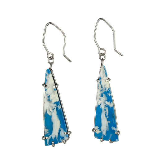 Blue Sky Earrings in Silver