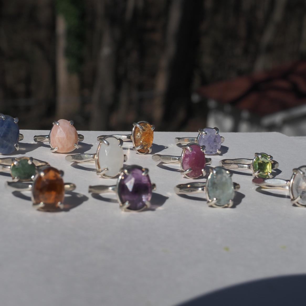 Birthstone Ring Stackers - Mettle by Abby