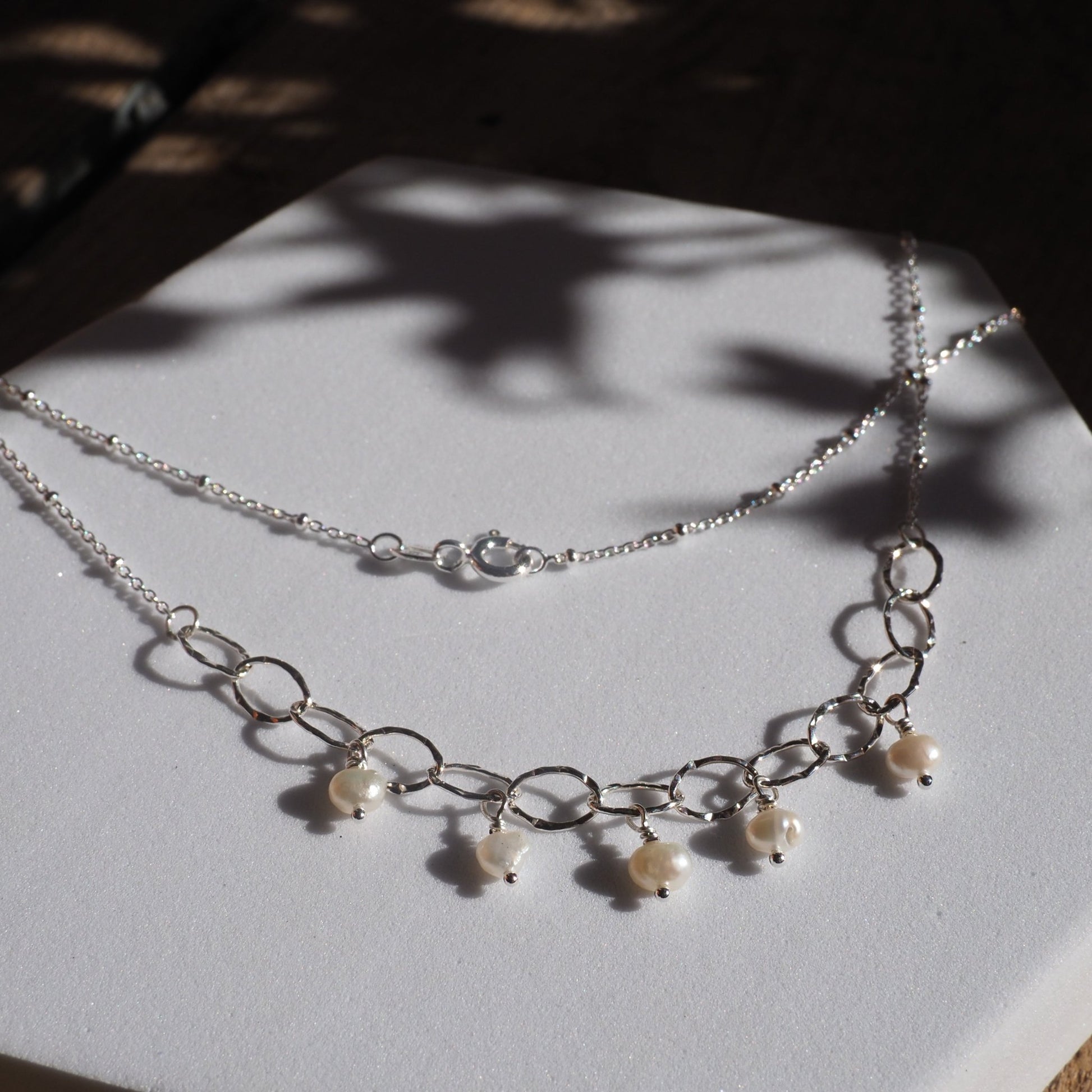 Dancing Pearls Necklace - Mettle by Abby