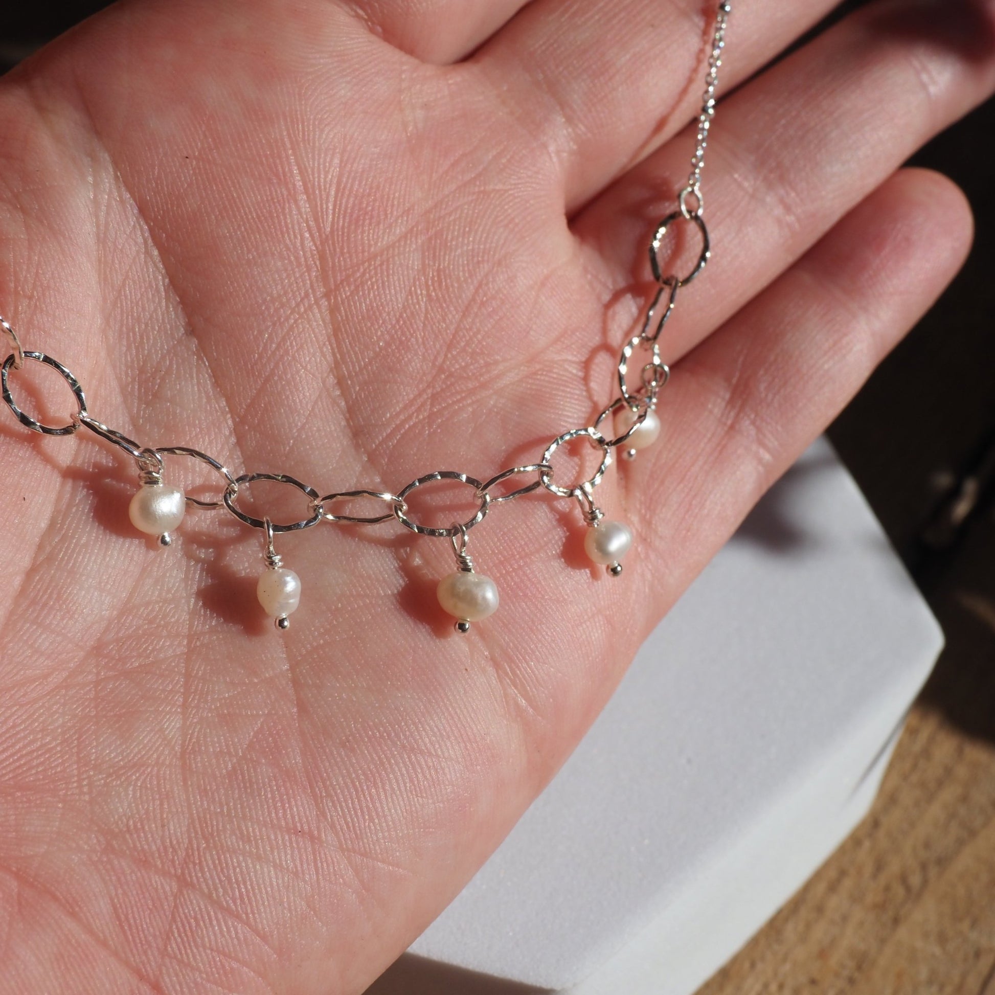 Dancing Pearls Necklace - Mettle by Abby