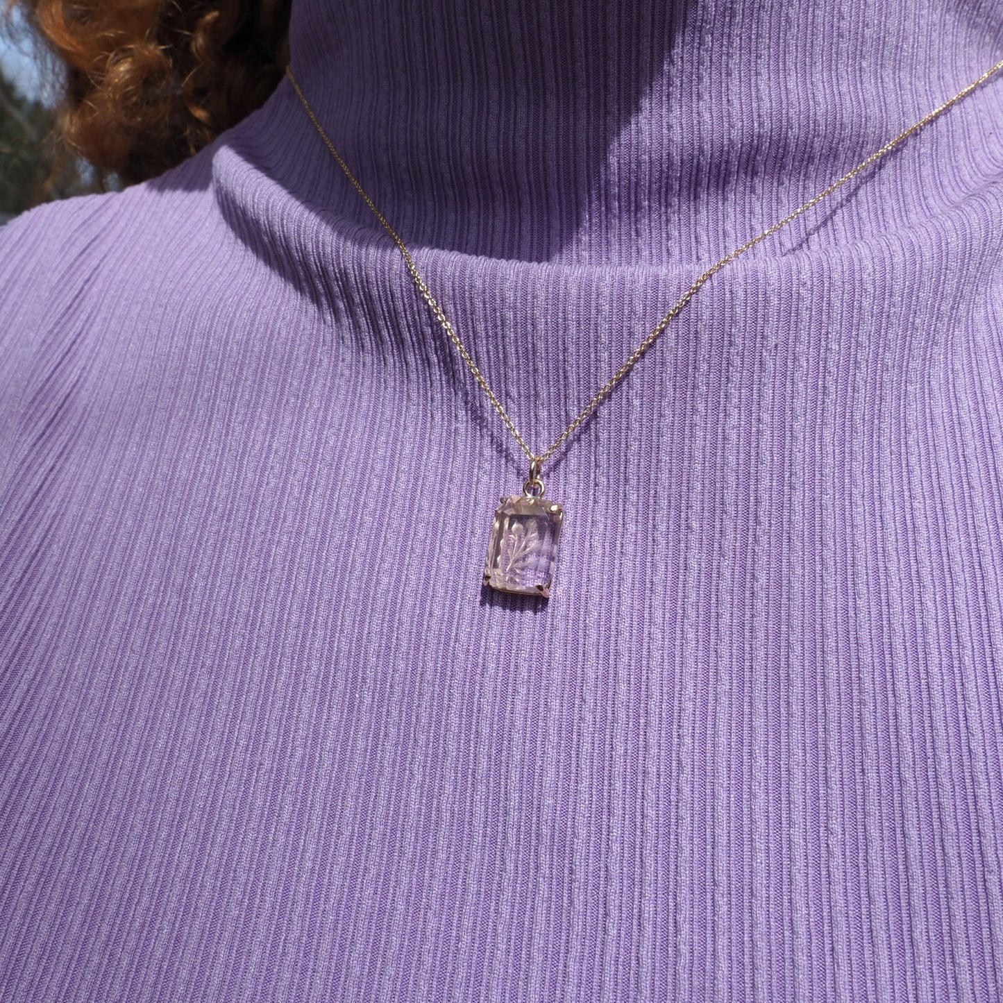 Floral Keepsake Necklace - Mettle by Abby