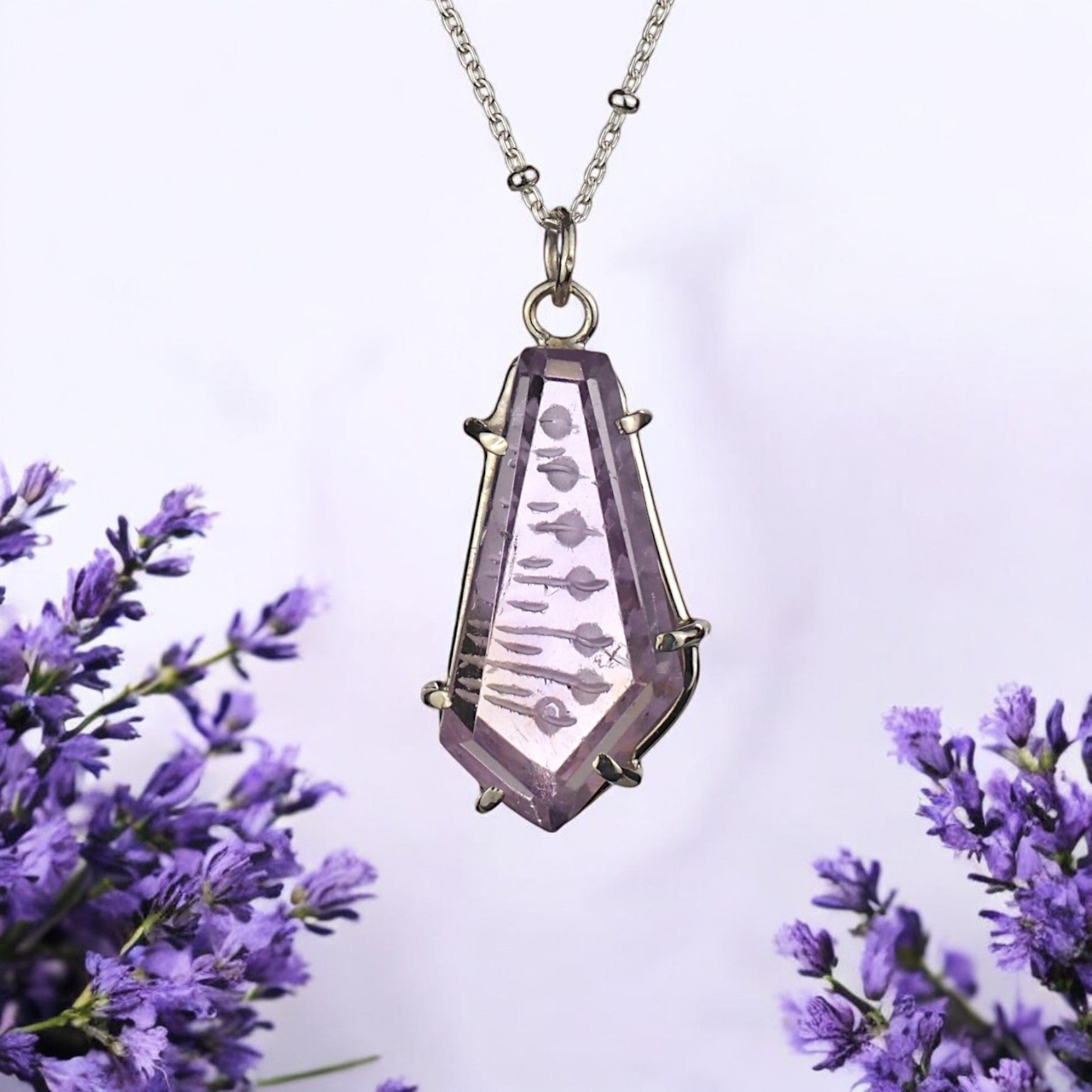 Lavender Echo Necklace - Mettle by Abby