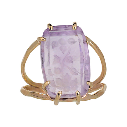 Lavender Gold Ring - Mettle by Abby