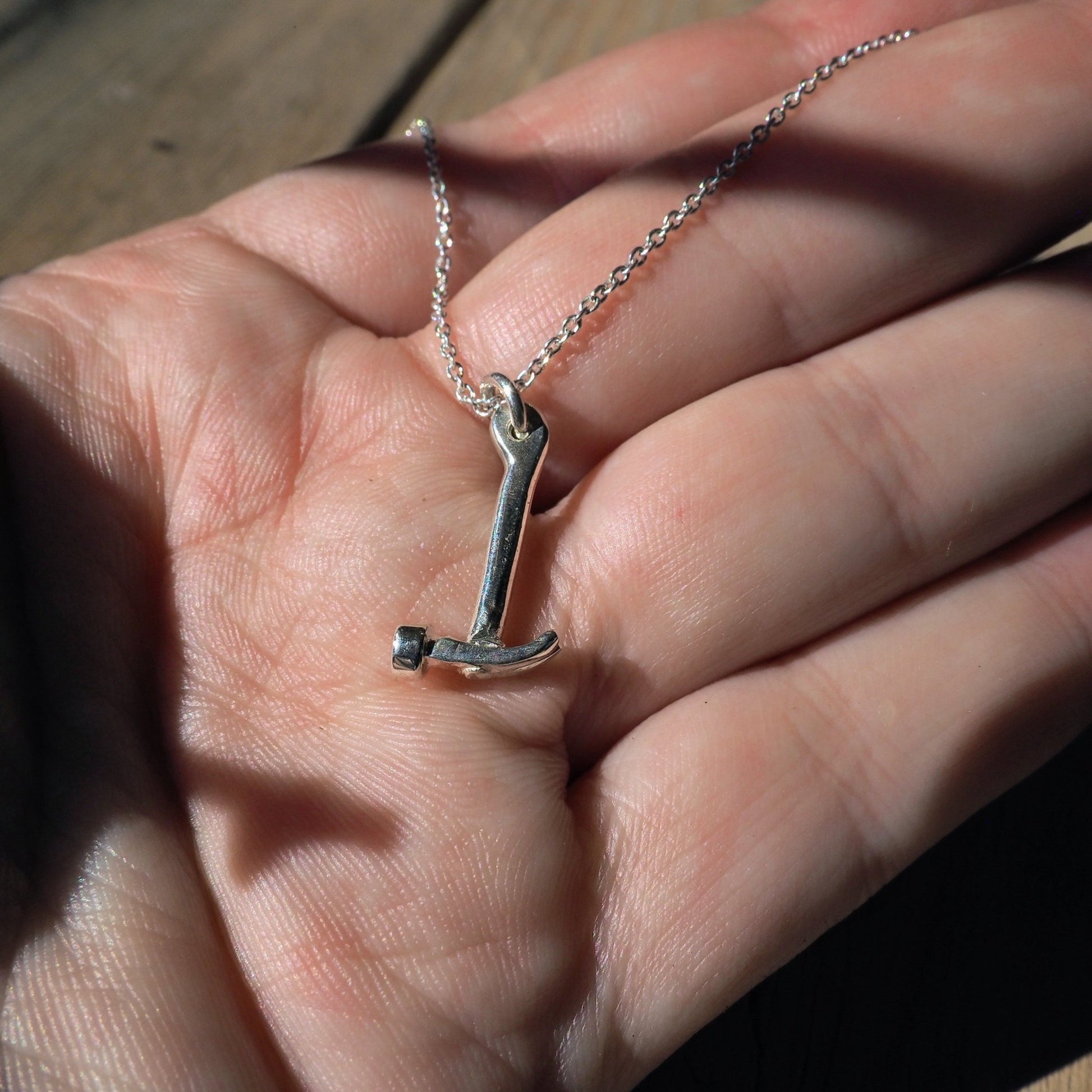 Little Hammer Necklace - Mettle by Abby