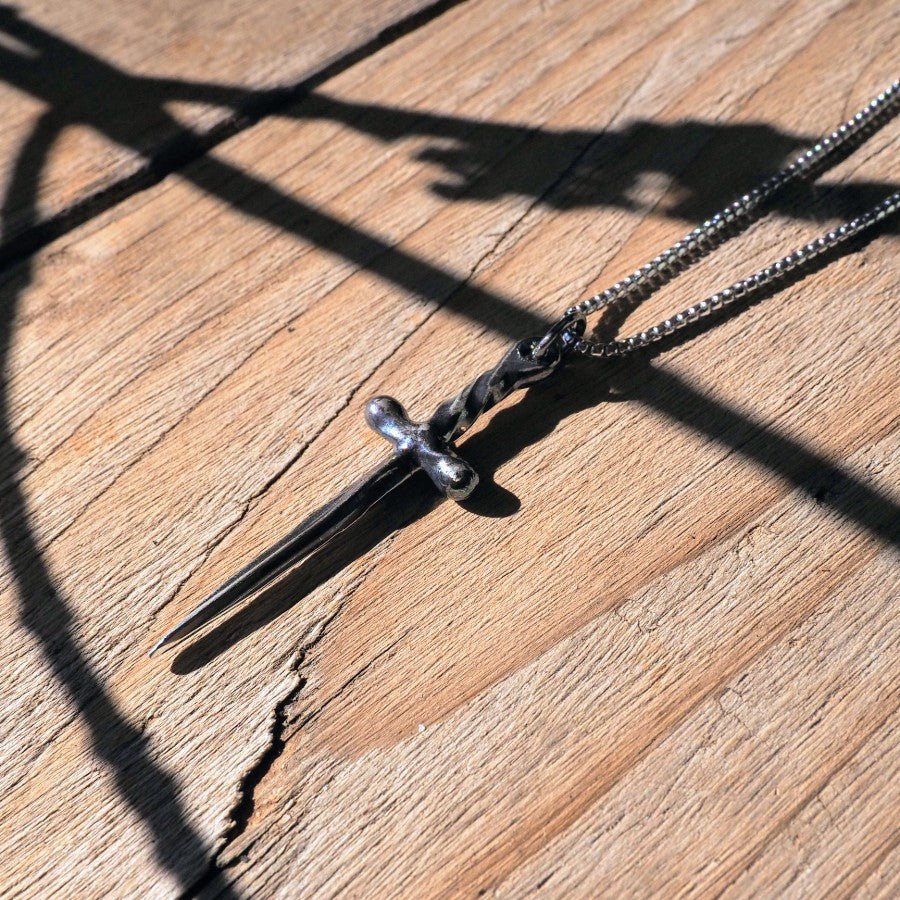 Long Sword Necklace - Mettle by Abby
