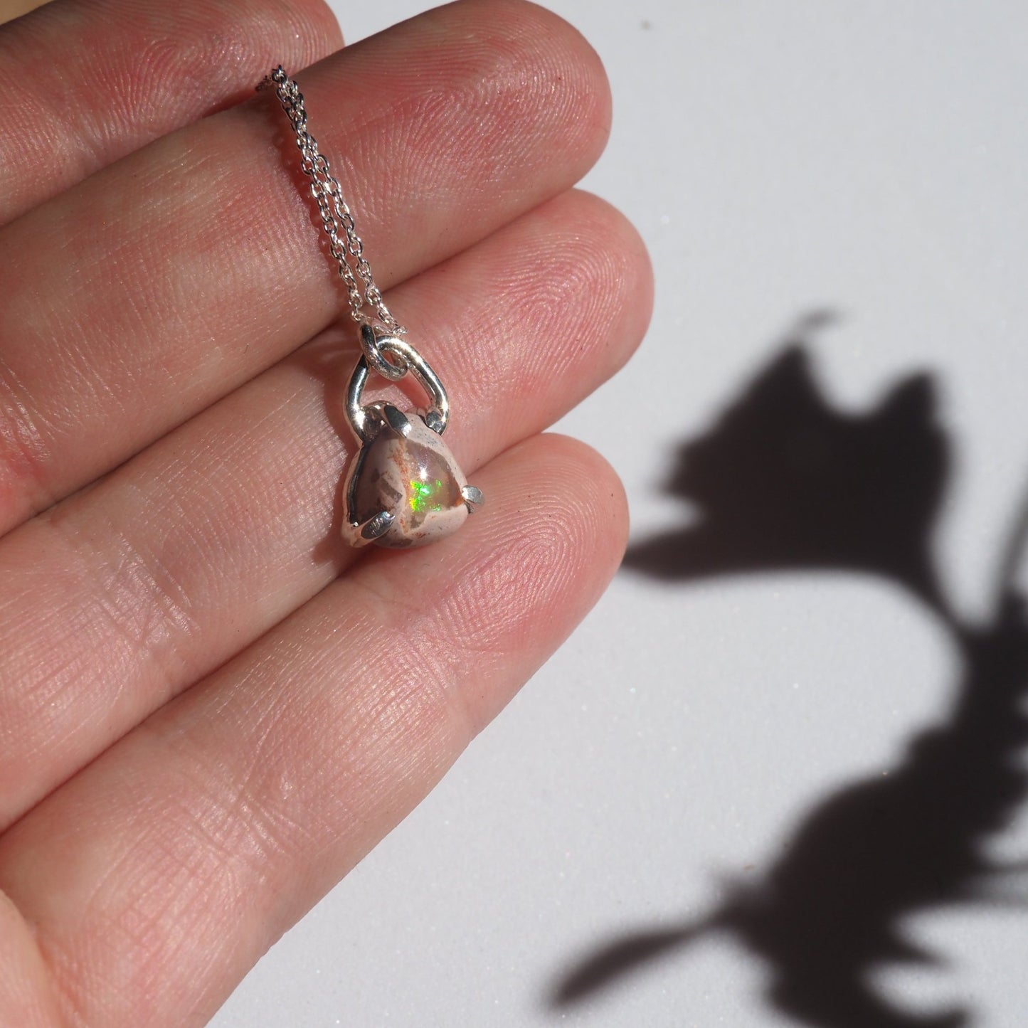 Opal Petal Necklace - Mettle by Abby