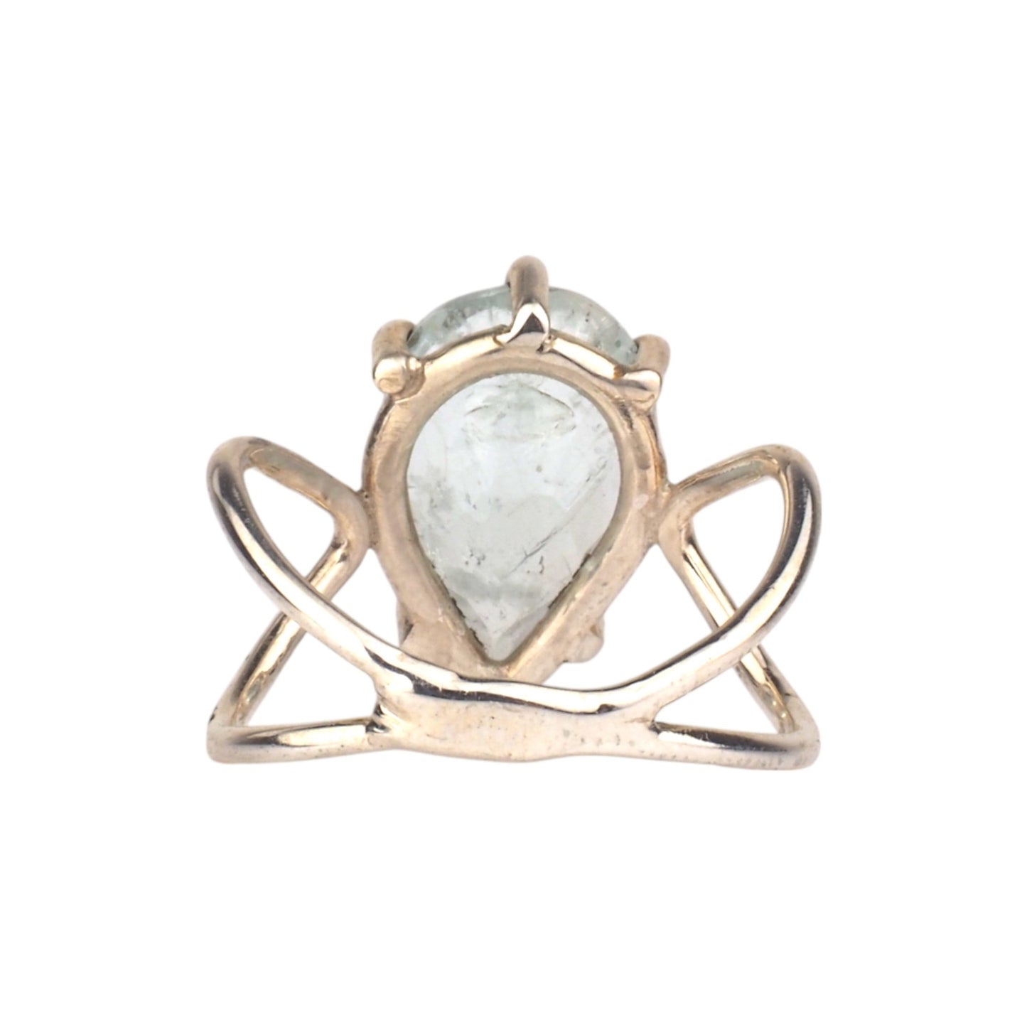 Pear Aquamarine Ring - Mettle by Abby