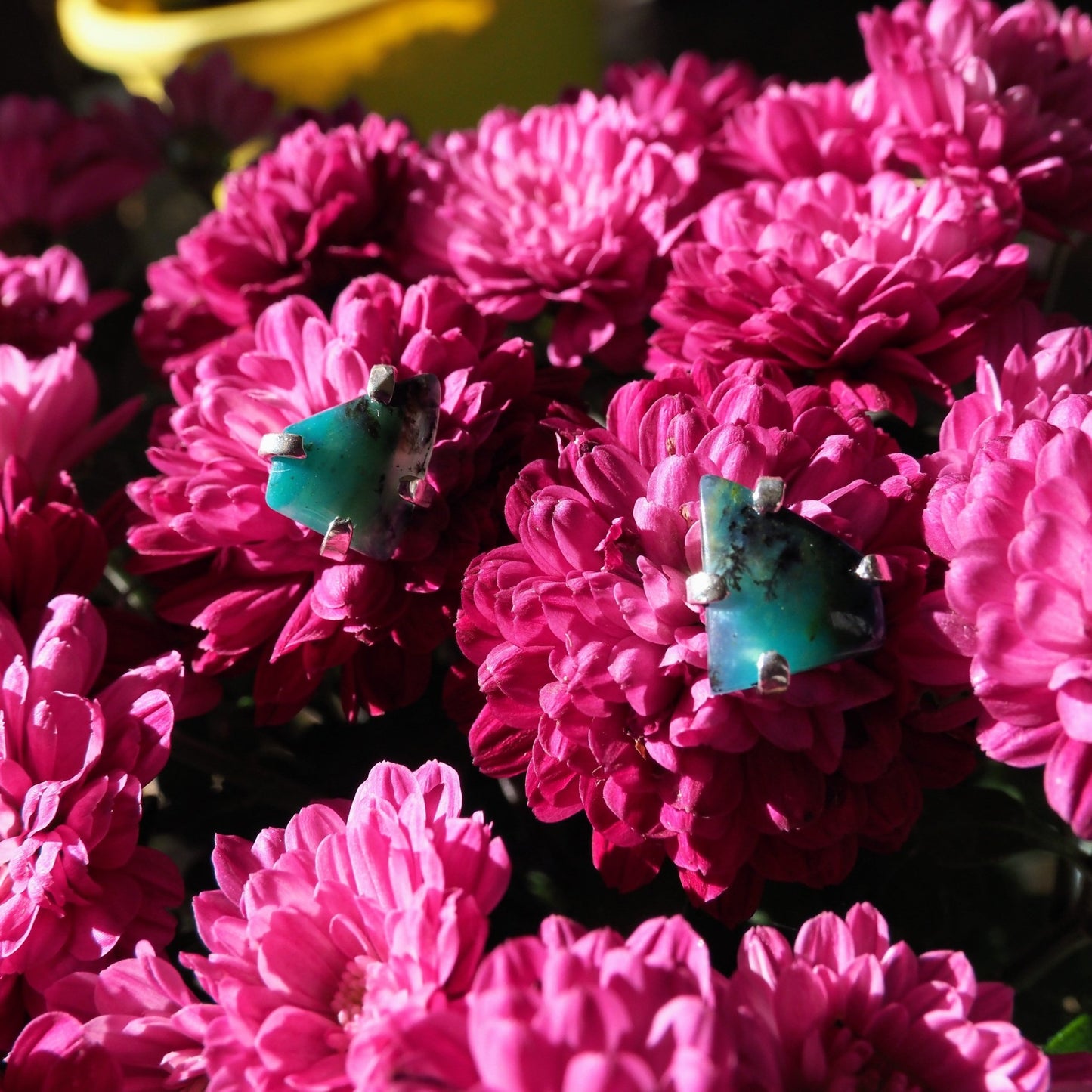 Peruvian Wood Opal Studs - Mettle by Abby