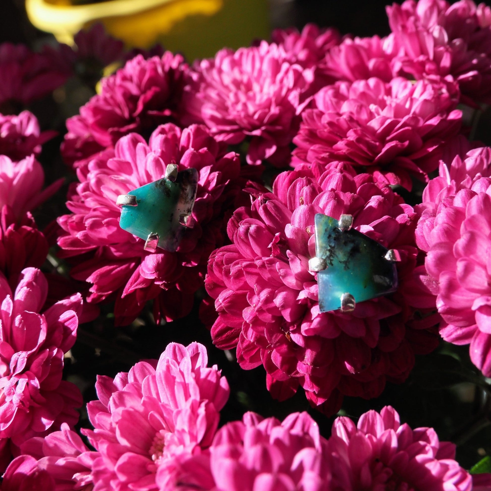 Peruvian Wood Opal Studs - Mettle by Abby