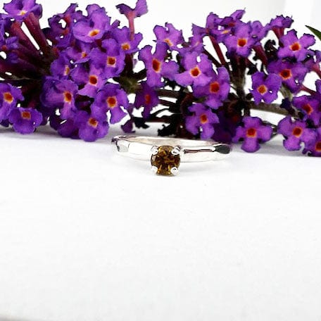 Petite Green Tourmaline Ring - Mettle by Abby