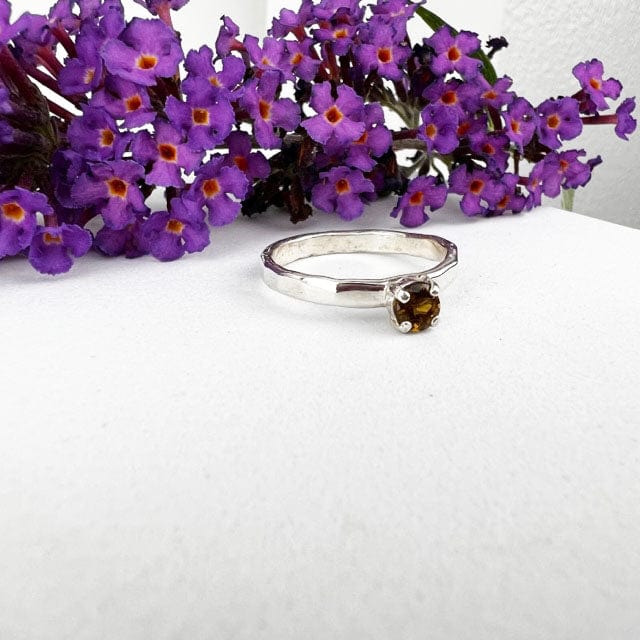 Petite Green Tourmaline Ring - Mettle by Abby