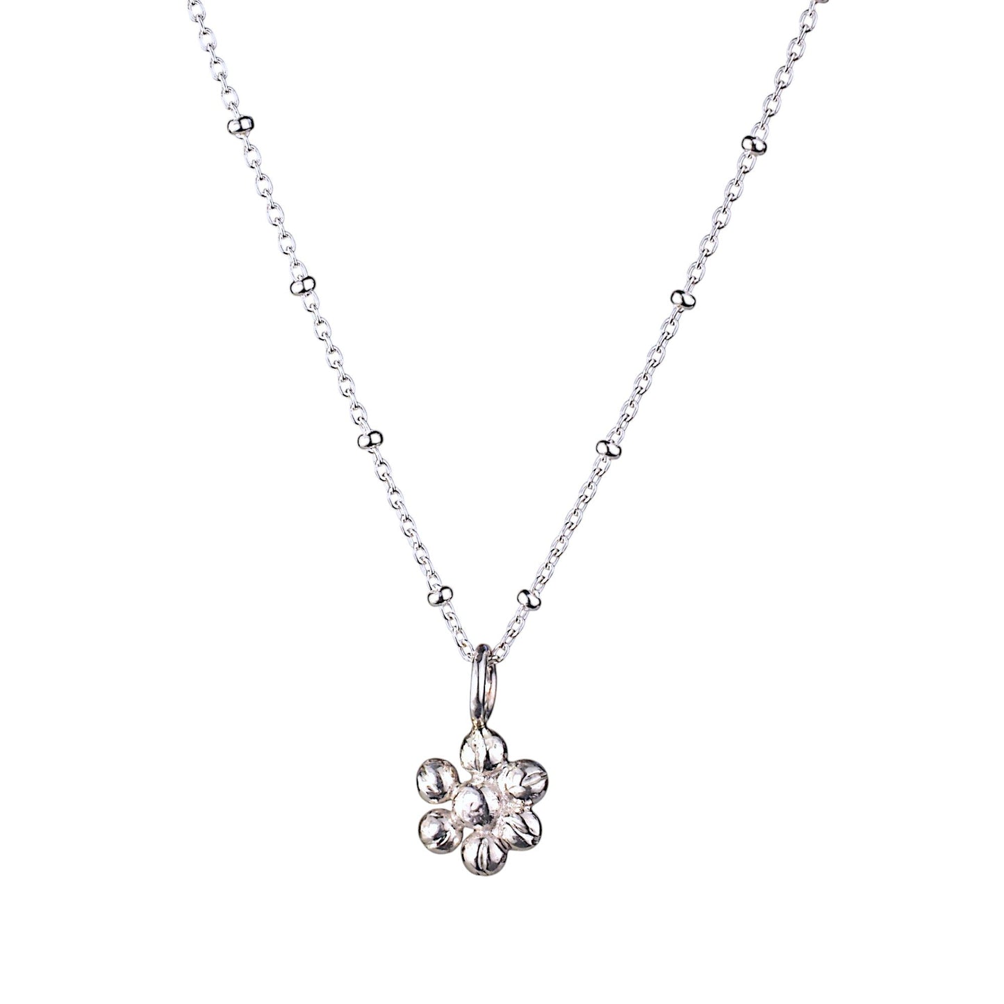 Silver Blossom Necklace - Mettle by Abby