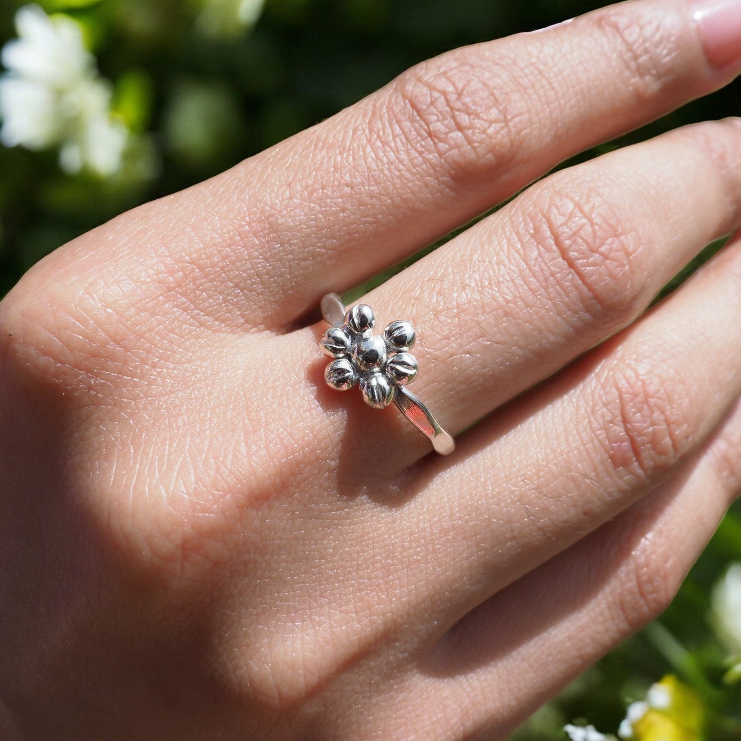 Silver Blossom Ring - Mettle by Abby