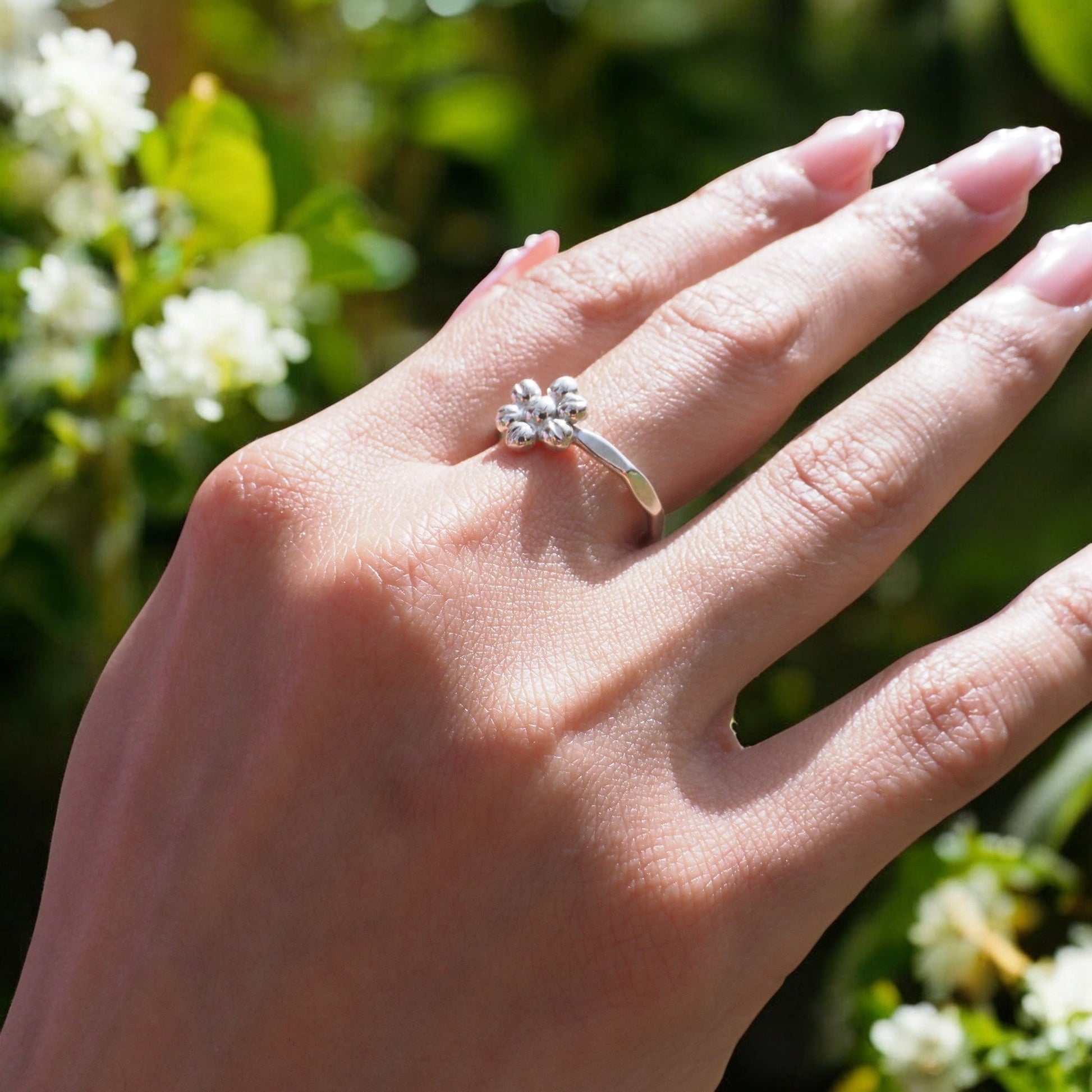 Silver Blossom Ring - Mettle by Abby