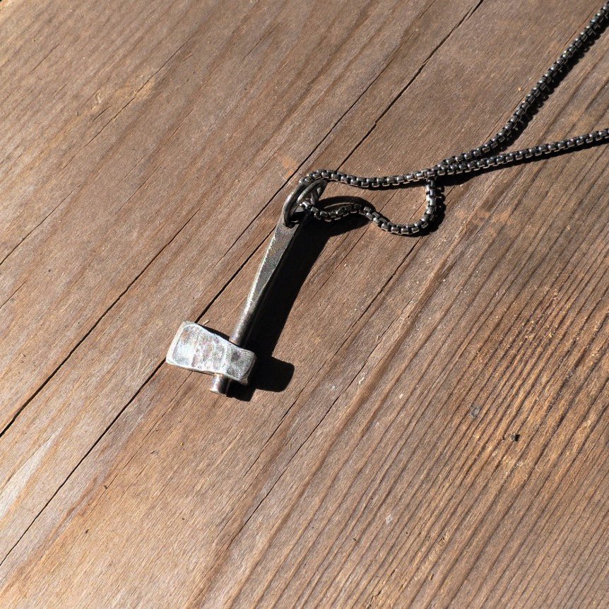Silver Hatchet Necklace - Mettle by Abby