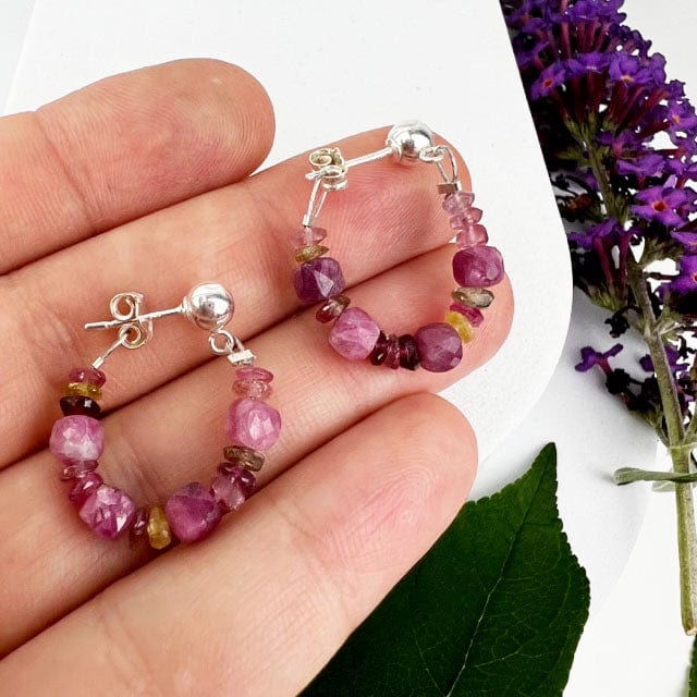 Tourmaline Hoops - Mettle by Abby