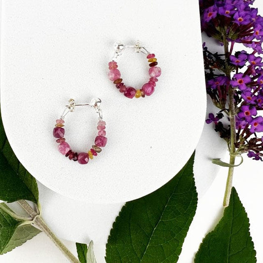 Tourmaline Hoops - Mettle by Abby
