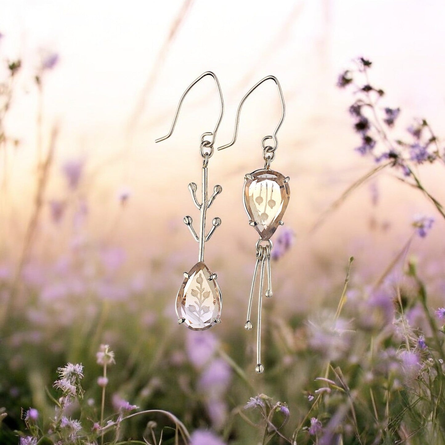 Twilight Sprig Earrings - Mettle by Abby