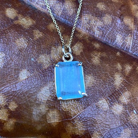 14k Aquamarine Pendant - Mettle by Abby