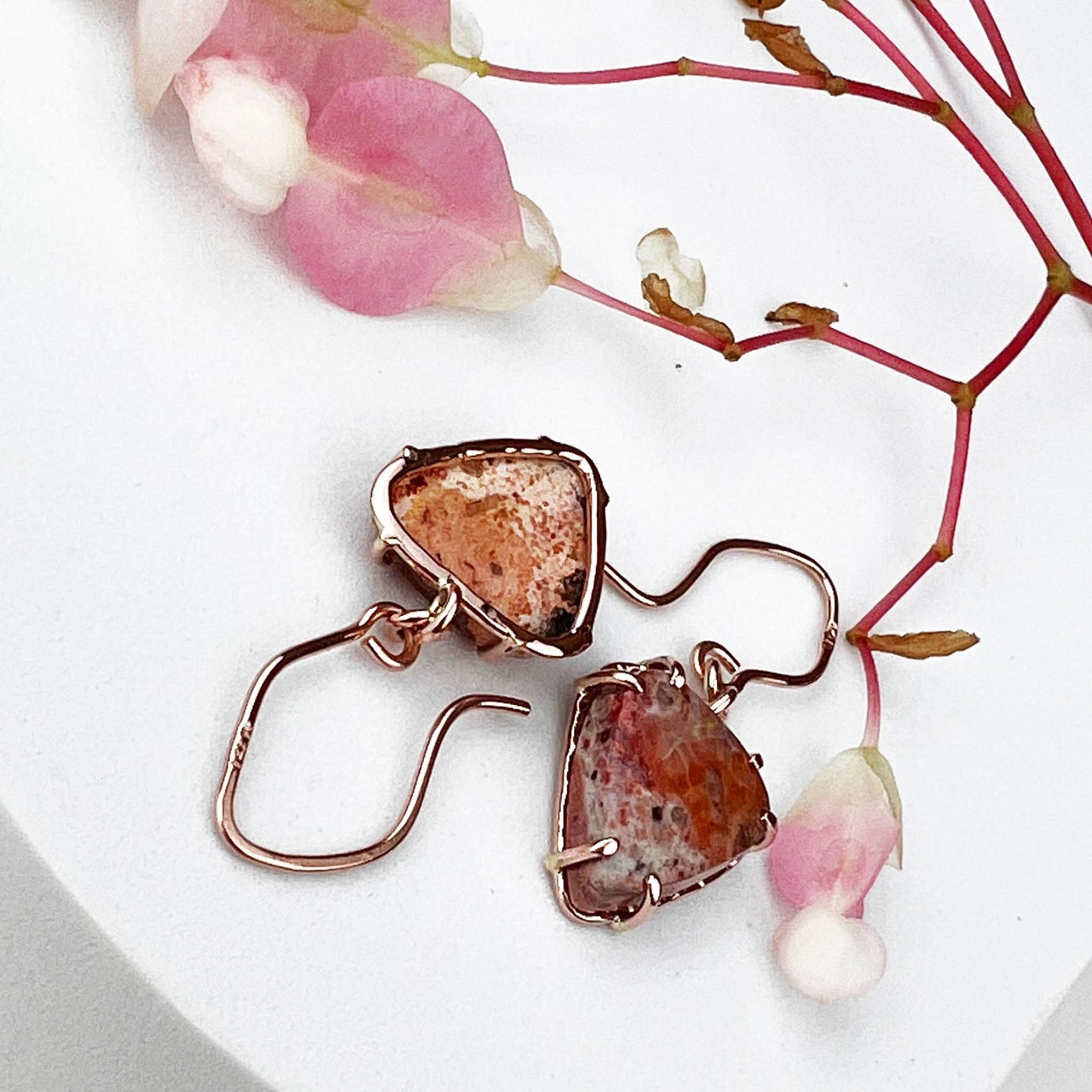 14k Boulder Opal Earrings - Mettle by Abby