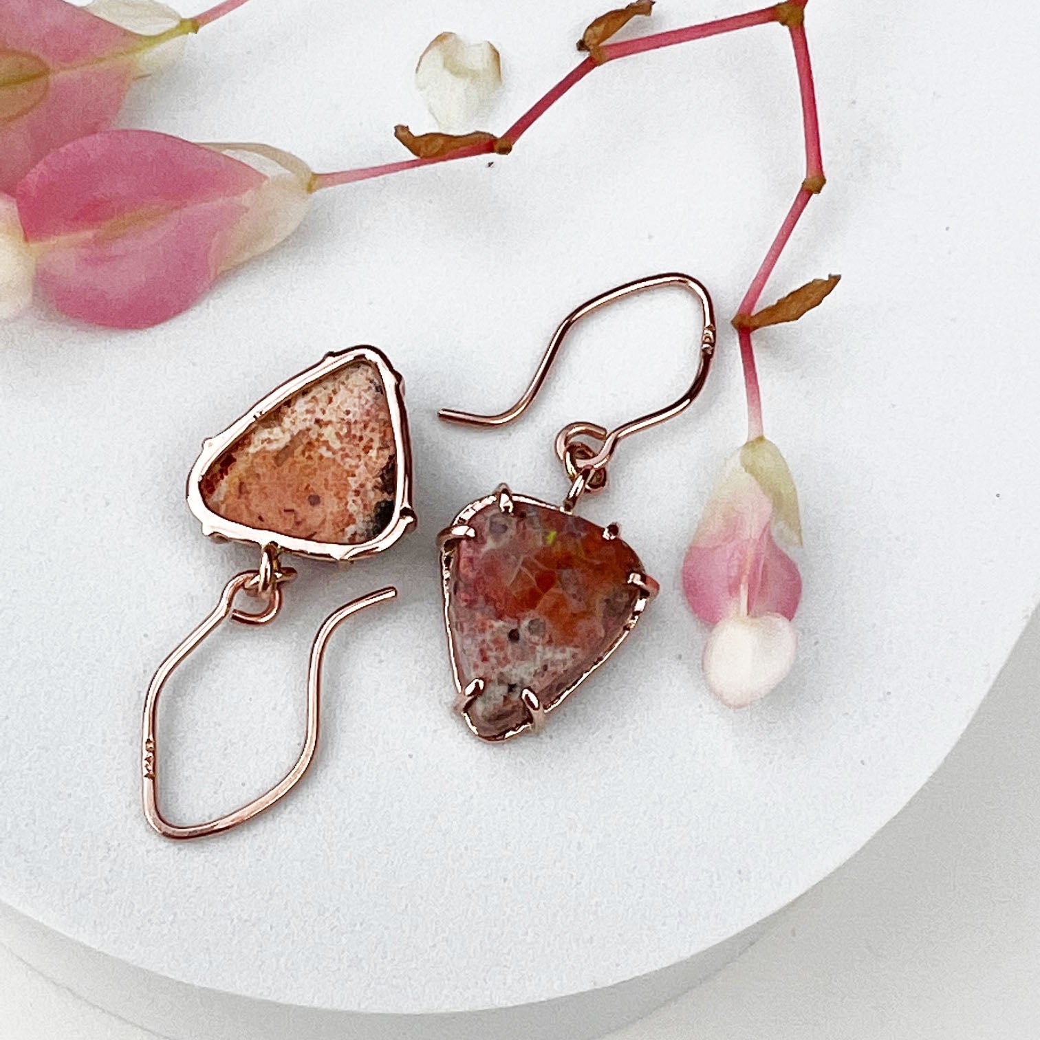 14k Boulder Opal Earrings - Mettle by Abby