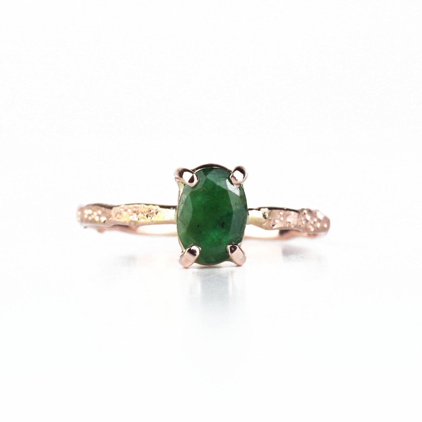14K Emerald Ring - Mettle by Abby
