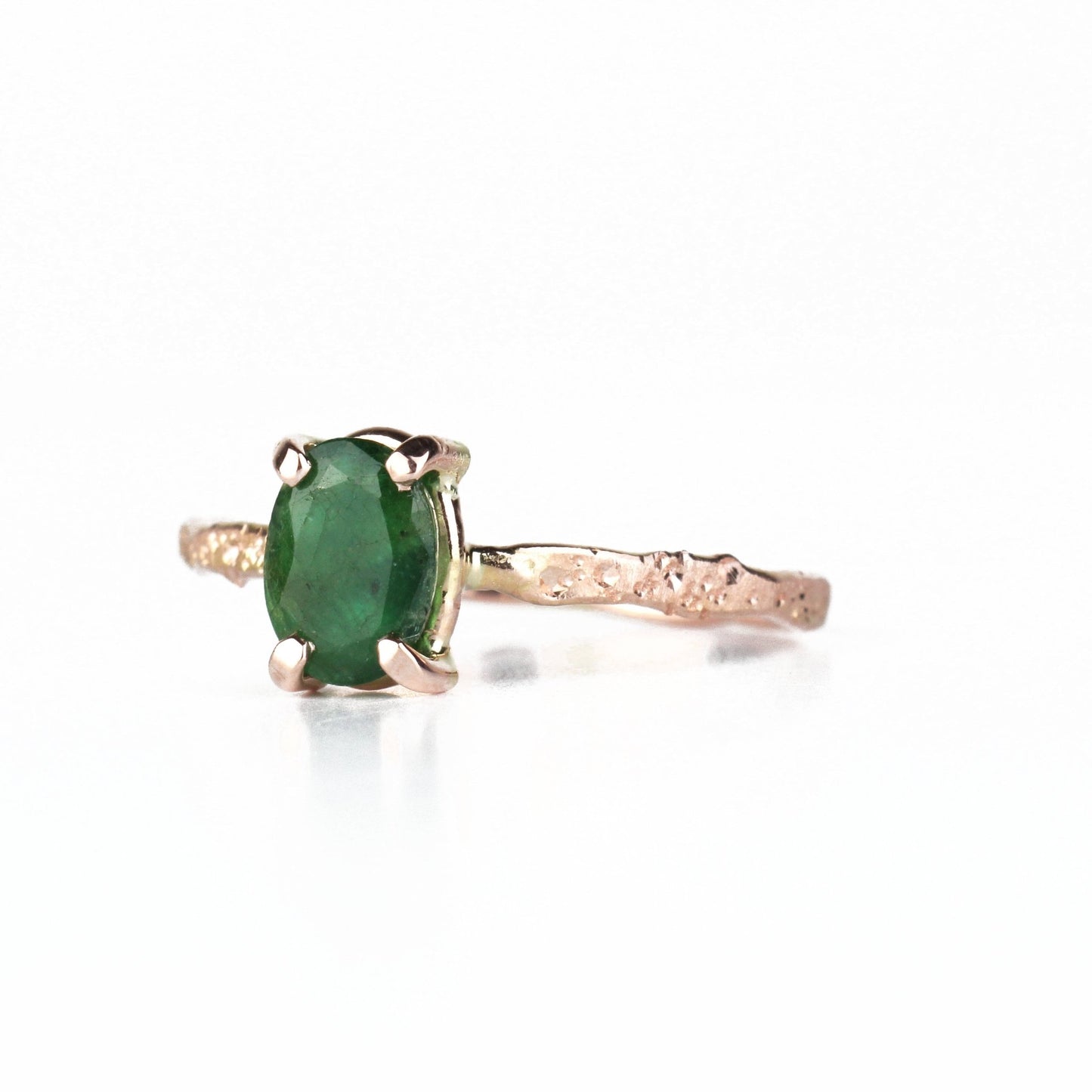 14K Emerald Ring - Mettle by Abby