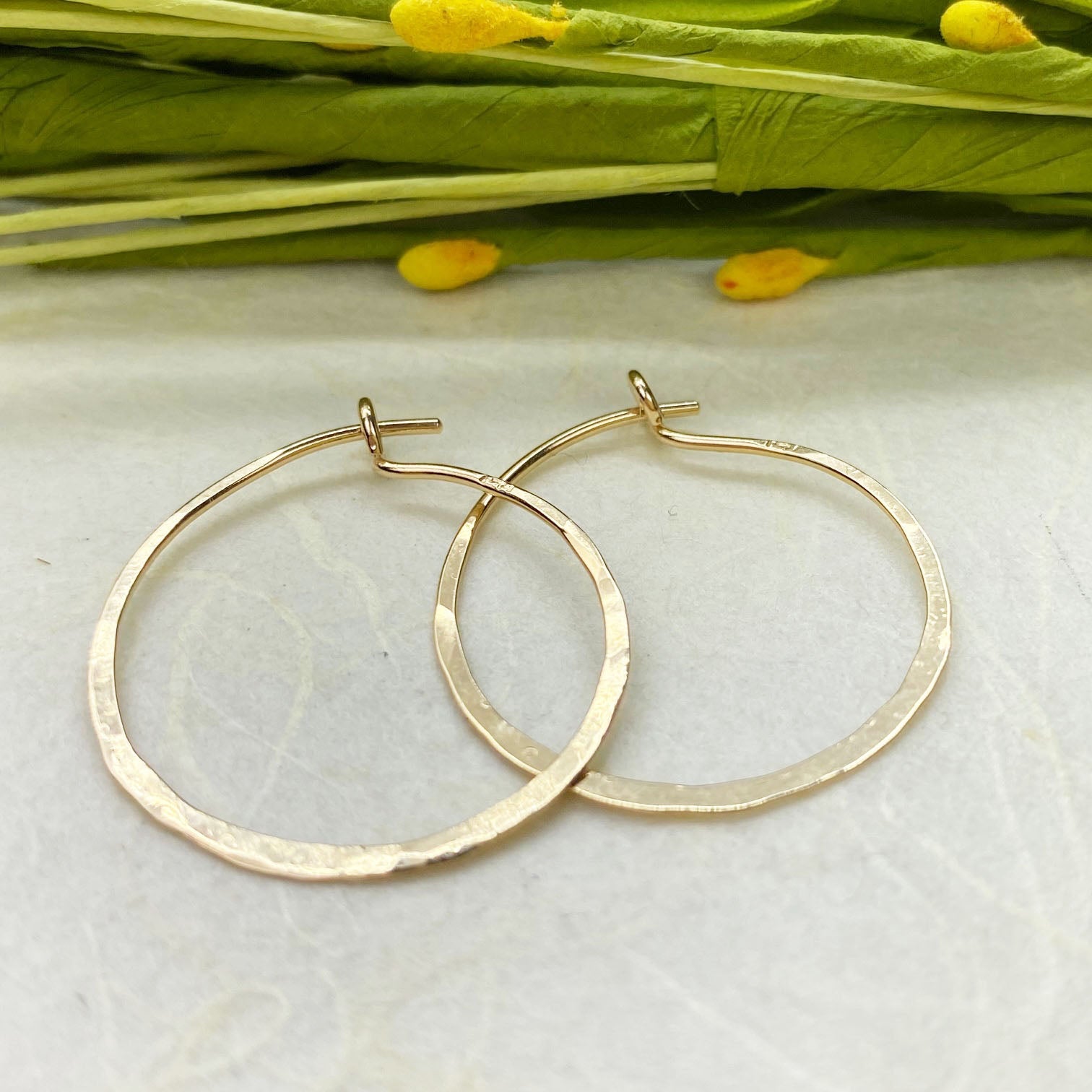 14k Everyday Gold Hoops - Mettle by Abby