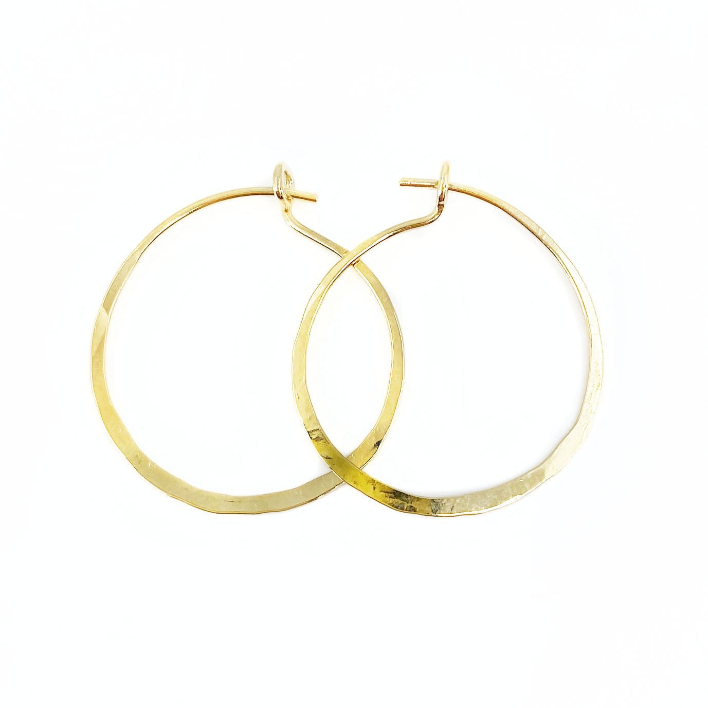 14k Everyday Gold Hoops - Mettle by Abby