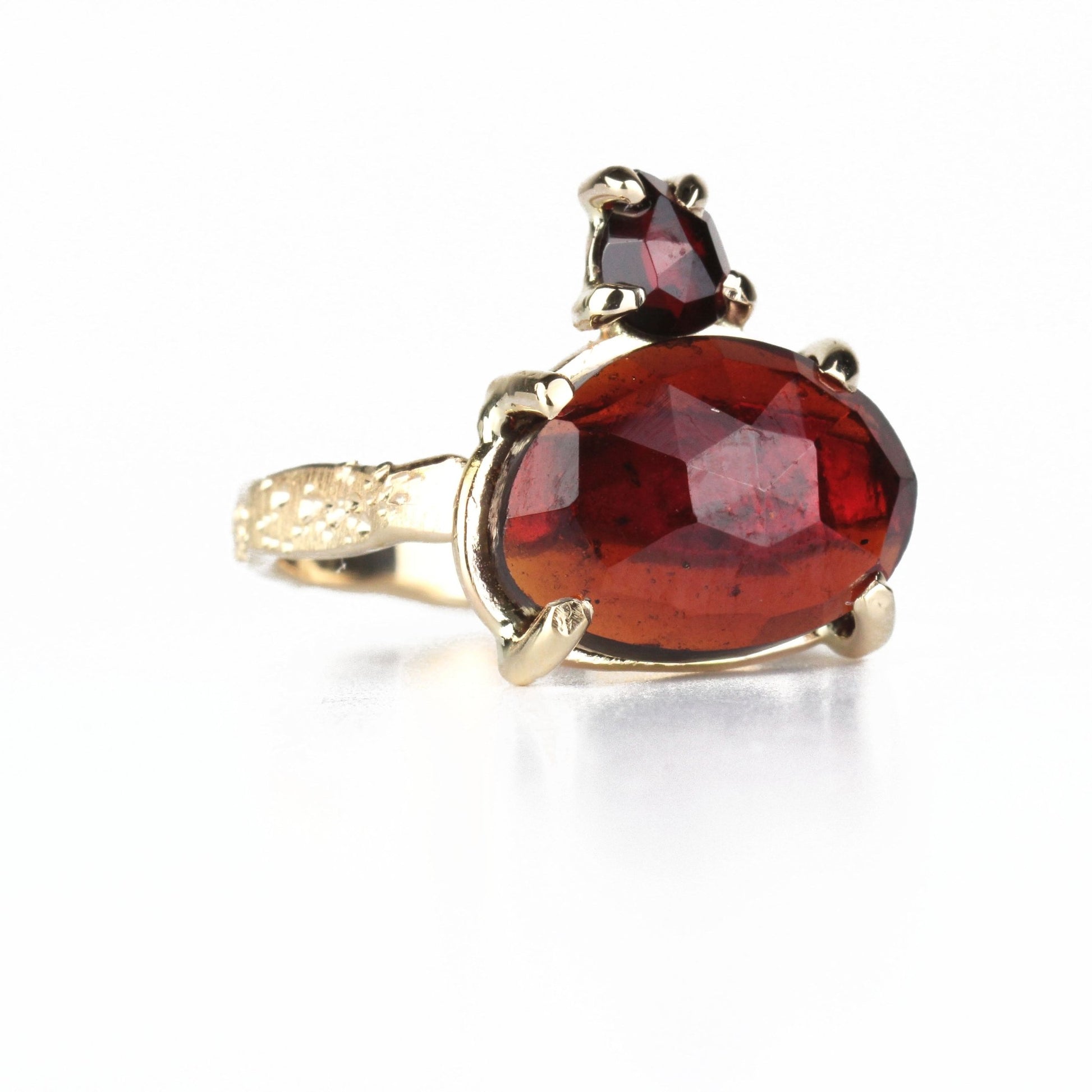 14k Garnet Ring - Mettle by Abby
