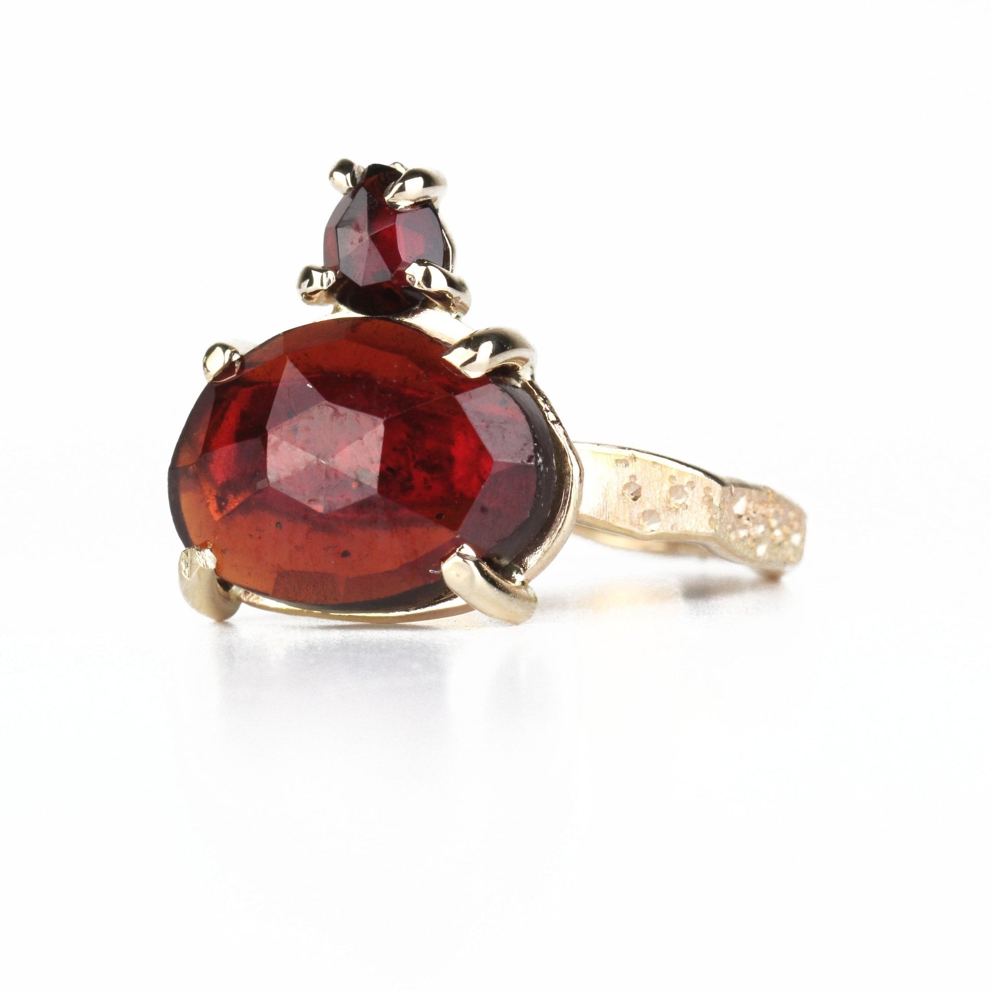 14k Garnet Ring - Mettle by Abby