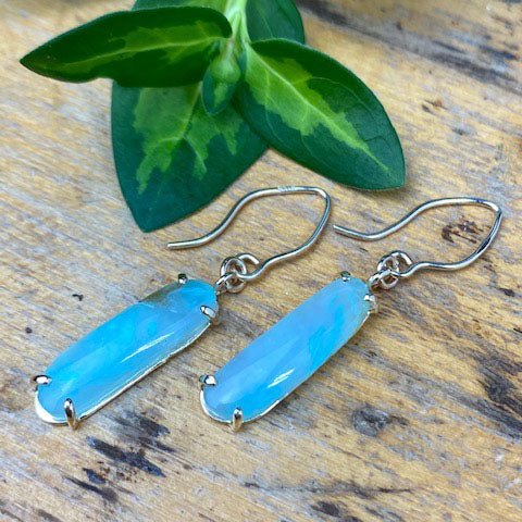 14k Peruvian Opal Earrings - Mettle by Abby